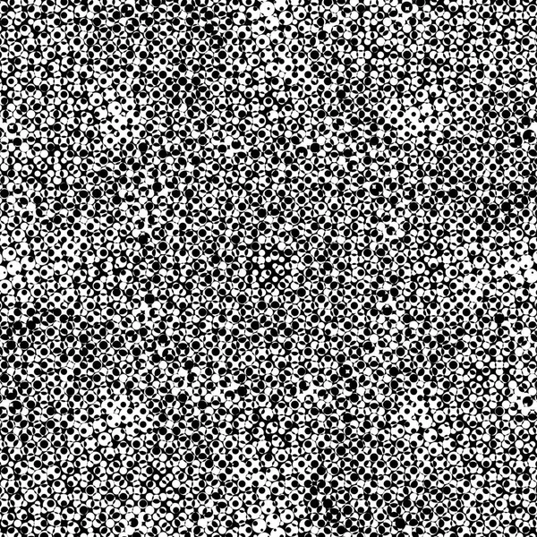Grunge Fundal Făcut Din Mici Cercuri Albe Negre Model Abstract — Fotografie, imagine de stoc