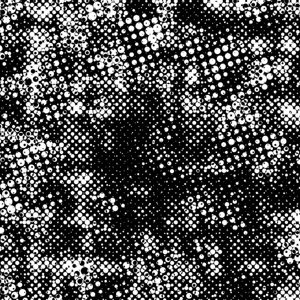 Grunge Fondo Hecho Pequeños Círculos Negros Blancos Patrón Superposición Abstracta —  Fotos de Stock