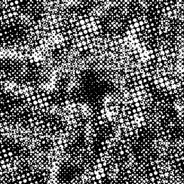 Grunge Background Made Small Black White Circles Abstract Overlay Pattern — Stock Photo, Image