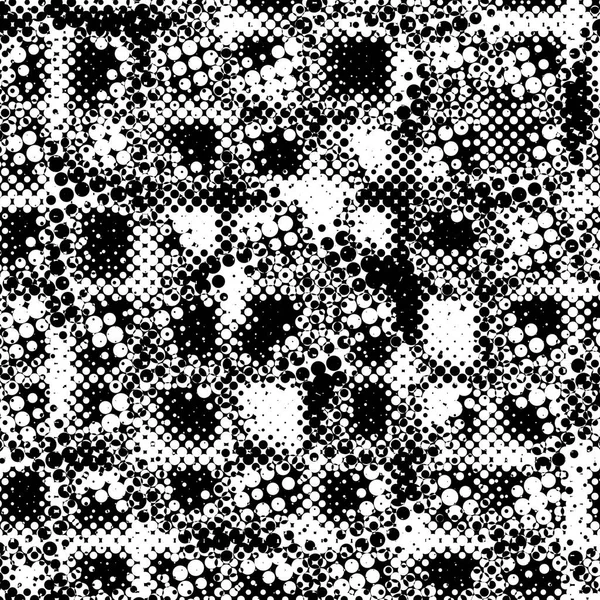 Grunge Background Made Small Black White Circles Abstract Overlay Pattern — Stock Photo, Image