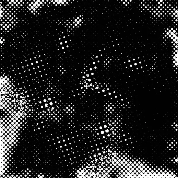 Гранж Фон Зроблений Маленьких Чорно Білих Кіл Абстрактний Візерунок Накладання — стокове фото