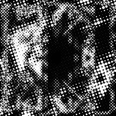 Gelecekçi soyut grunge geometrik modern desen