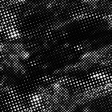 Grunge 'un arka planı küçük siyah ve beyaz halkalardan yapılmıştır. Yuvarlak Şekilli Soyut Kaplama Deseni