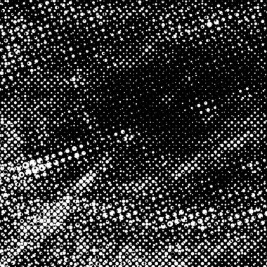 Grunge 'un arka planı küçük siyah ve beyaz halkalardan yapılmıştır. Yuvarlak Şekilli Soyut Kaplama Deseni