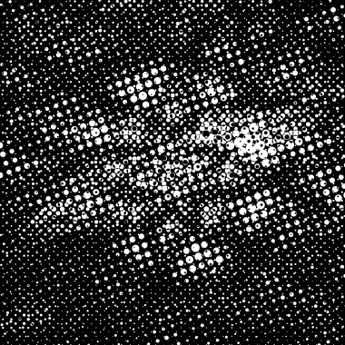 Grunge 'un arka planı küçük siyah ve beyaz halkalardan yapılmıştır. Yuvarlak Şekilli Soyut Kaplama Deseni