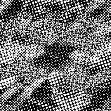 Grunge 'un arka planı küçük siyah ve beyaz halkalardan yapılmıştır. Yuvarlak Şekilli Soyut Kaplama Deseni