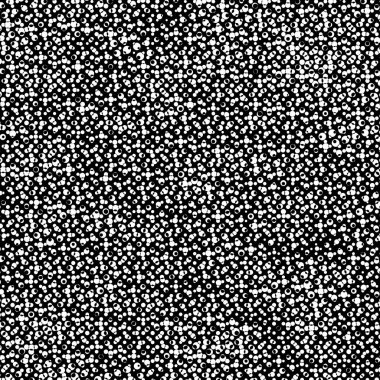 Grunge 'un arka planı küçük siyah ve beyaz halkalardan yapılmıştır. Yuvarlak Şekilli Soyut Kaplama Deseni