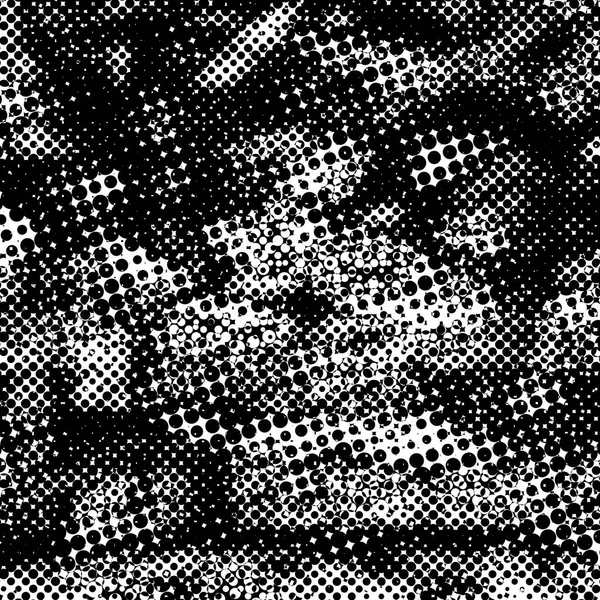 Гранж Фон Зроблений Маленьких Чорно Білих Кіл Абстрактний Візерунок Накладання — стокове фото