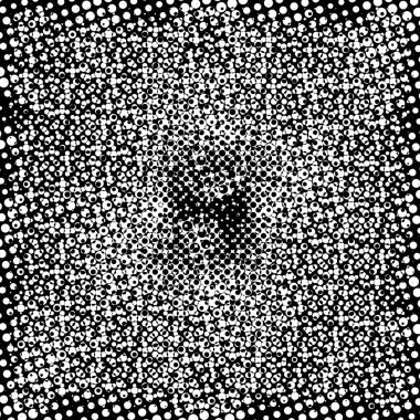 Gelecekçi soyut grunge geometrik modern desen