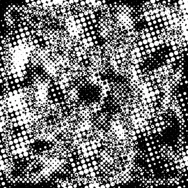 Grunge Background Made Small Black White Circles Abstract Overlay Pattern — Stock Photo, Image