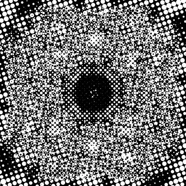 Grunge Background Made Small Black White Circles Abstract Overlay Pattern — стоковое фото