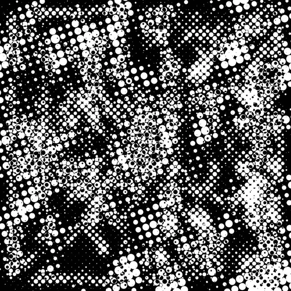 Grunge Background Made Small Black White Circles Abstract Overlay Pattern — Stock Photo, Image