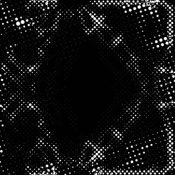 Grunge Background Made Small Black White Circles Abstract Overlay Pattern — Stock Photo, Image