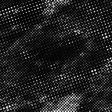  Siyah ve beyaz dairelerin yuvarlak şekilleriyle soyut örtüşme deseni