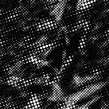  Siyah ve beyaz dairelerin yuvarlak şekilleriyle soyut örtüşme deseni