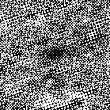 Noktalı dokusu olan soyut siyah ve beyaz grunge arkaplanı