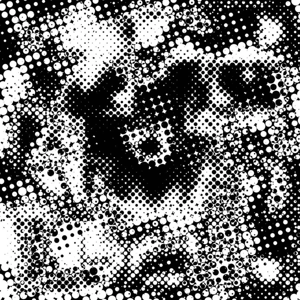 Futuristic Dark Abstract Grunge Geometric Modern Pattern — Stock Photo, Image