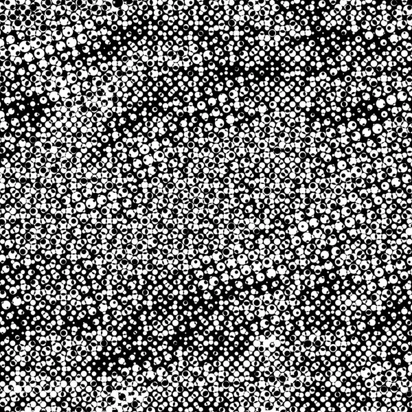 Abstract Overlay Patroon Met Ronde Vormen Van Zwart Wit Cirkels — Stockfoto
