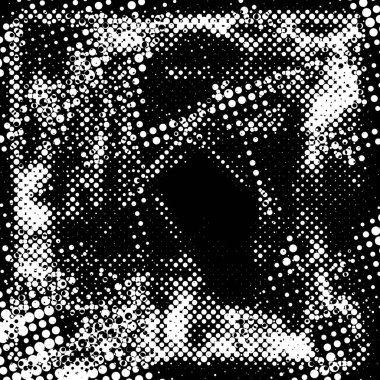 Fütürist koyu soyut grunge modern noktalı desen