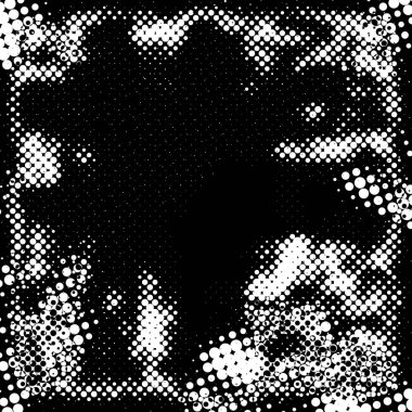 Fütürist koyu soyut grunge modern noktalı desen