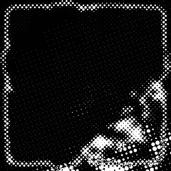 Futurista Escuro Abstrato Grunge Moderno Pontilhado Padrão — Fotografia de Stock