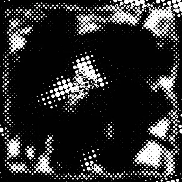 Futurista Escuro Abstrato Grunge Moderno Pontilhado Padrão — Fotografia de Stock
