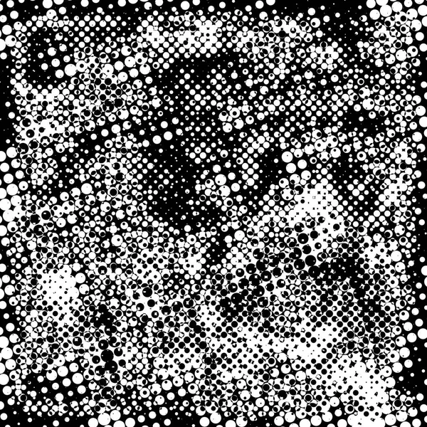 Futuristický Tmavý Abstraktní Grunge Moderní Tečkovaný Vzor — Stock fotografie
