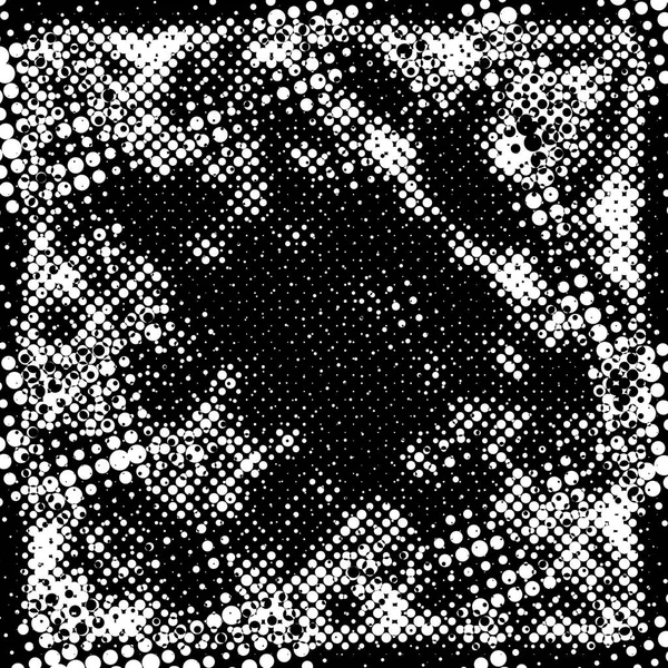 Futuristický Tmavý Abstraktní Grunge Moderní Tečkovaný Vzor — Stock fotografie