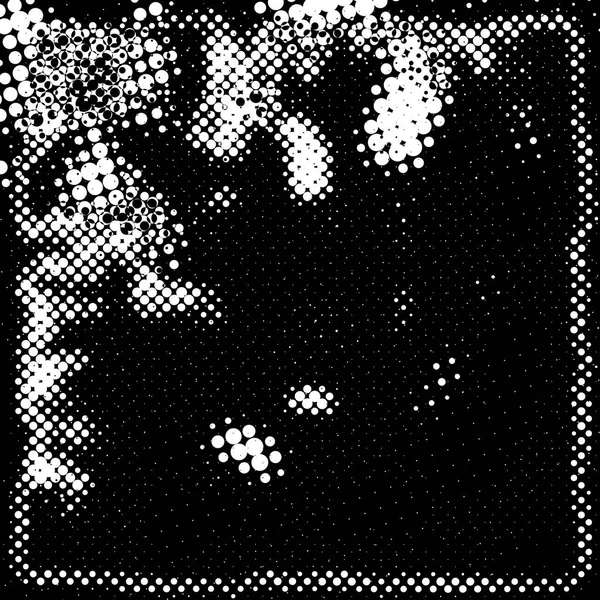 Futurista Oscuro Abstracto Grunge Moderno Punteado Patrón —  Fotos de Stock