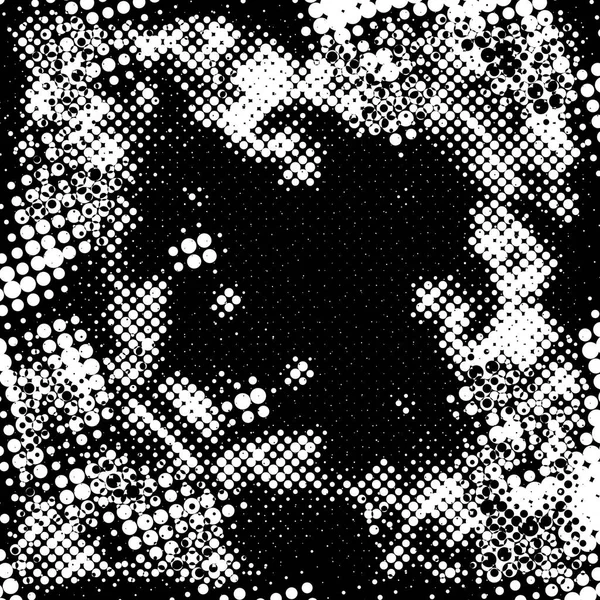 Futuristisches Dunkles Abstraktes Grunge Modernes Punktemuster — Stockfoto