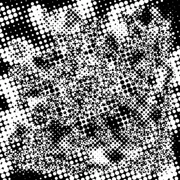 未来的なダーク抽象的なグランジ現代的な点線パターン — ストック写真