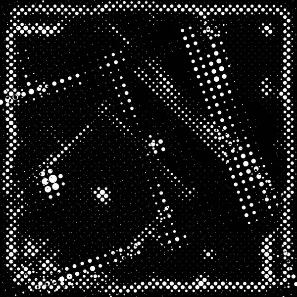 Futuristisches Dunkles Abstraktes Grunge Modernes Punktemuster — Stockfoto