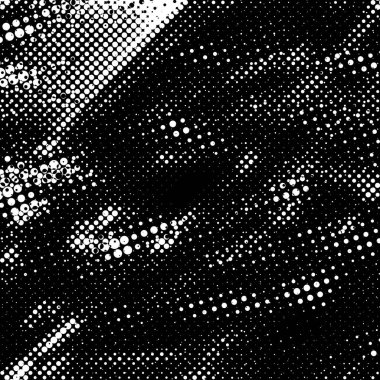Grunge 'un arka planı küçük siyah ve beyaz halkalardan yapılmıştır. Yuvarlak Şekilli Soyut Kaplama Deseni