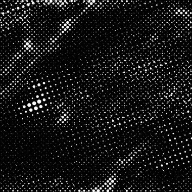 Grunge 'un arka planı küçük siyah ve beyaz halkalardan yapılmıştır. Yuvarlak Şekilli Soyut Kaplama Deseni