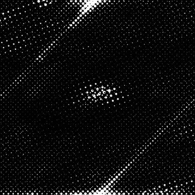 Grunge 'un arka planı küçük siyah ve beyaz halkalardan yapılmıştır. Yuvarlak Şekilli Soyut Kaplama Deseni