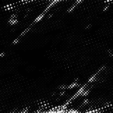 Grunge 'un arka planı küçük siyah ve beyaz halkalardan yapılmıştır. Yuvarlak Şekilli Soyut Kaplama Deseni