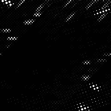 Grunge 'un arka planı küçük siyah ve beyaz halkalardan yapılmıştır. Yuvarlak Şekilli Soyut Kaplama Deseni