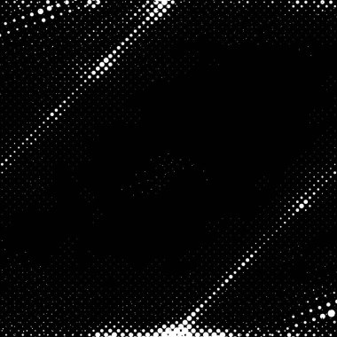 Grunge 'un arka planı küçük siyah ve beyaz halkalardan yapılmıştır. Yuvarlak Şekilli Soyut Kaplama Deseni