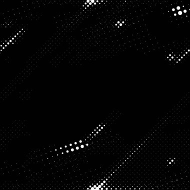 Grunge 'un arka planı küçük siyah ve beyaz halkalardan yapılmıştır. Yuvarlak Şekilli Soyut Kaplama Deseni