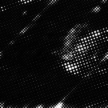 Grunge 'un arka planı küçük siyah ve beyaz halkalardan yapılmıştır. Yuvarlak Şekilli Soyut Kaplama Deseni