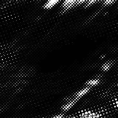 Grunge 'un arka planı küçük siyah ve beyaz halkalardan yapılmıştır. Yuvarlak Şekilli Soyut Kaplama Deseni