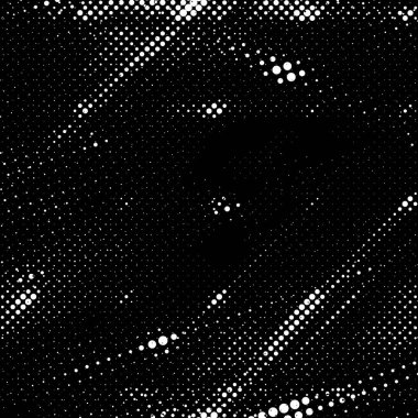 Grunge 'un arka planı küçük siyah ve beyaz halkalardan yapılmıştır. Yuvarlak Şekilli Soyut Kaplama Deseni