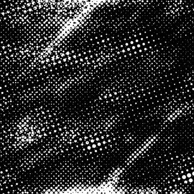 Grunge 'un arka planı küçük siyah ve beyaz halkalardan yapılmıştır. Yuvarlak Şekilli Soyut Kaplama Deseni