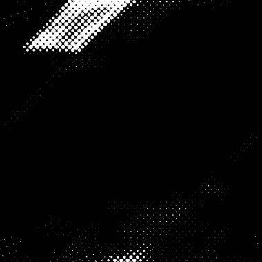 Grunge 'un arka planı küçük siyah ve beyaz halkalardan yapılmıştır. Yuvarlak Şekilli Soyut Kaplama Deseni