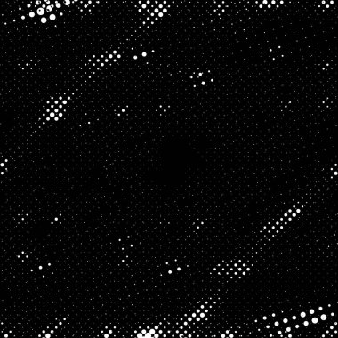 Grunge 'un arka planı küçük siyah ve beyaz halkalardan yapılmıştır. Yuvarlak Şekilli Soyut Kaplama Deseni