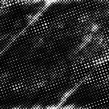Grunge 'un arka planı küçük siyah ve beyaz halkalardan yapılmıştır. Yuvarlak Şekilli Soyut Kaplama Deseni