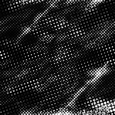 Grunge 'un arka planı küçük siyah ve beyaz halkalardan yapılmıştır. Yuvarlak Şekilli Soyut Kaplama Deseni