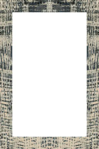 Old Grunge Weathered Peeled Painted Gips Wandrahmen Mit Abstrakten Antiken — Stockfoto