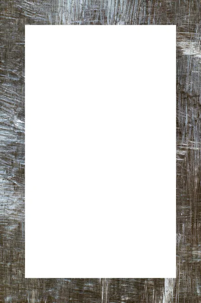 古いグランジ風化皮塗装プラスター壁のフレーム抽象アンティーククラックテクスチャ — ストック写真