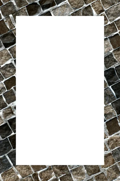 Kleurrijk Mozaïek Van Verschillende Stenen — Stockfoto